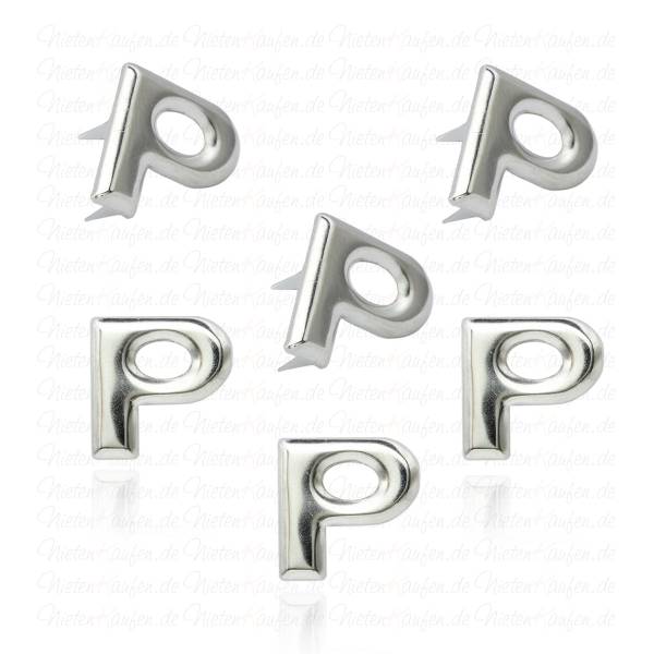 P - Metall Buchstaben Niete - Alphabet Nieten, Spezial Nieten Kaufen, Spezial Nieten, Nieten - Ziernieten